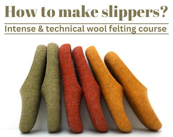 Wool Felting Slippers Workshop: 2-Day Technical Course, London