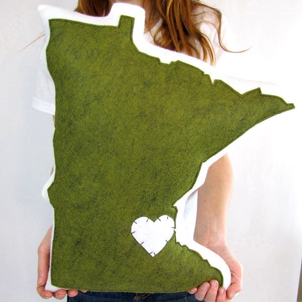 Customizable Minnesota State Pillow