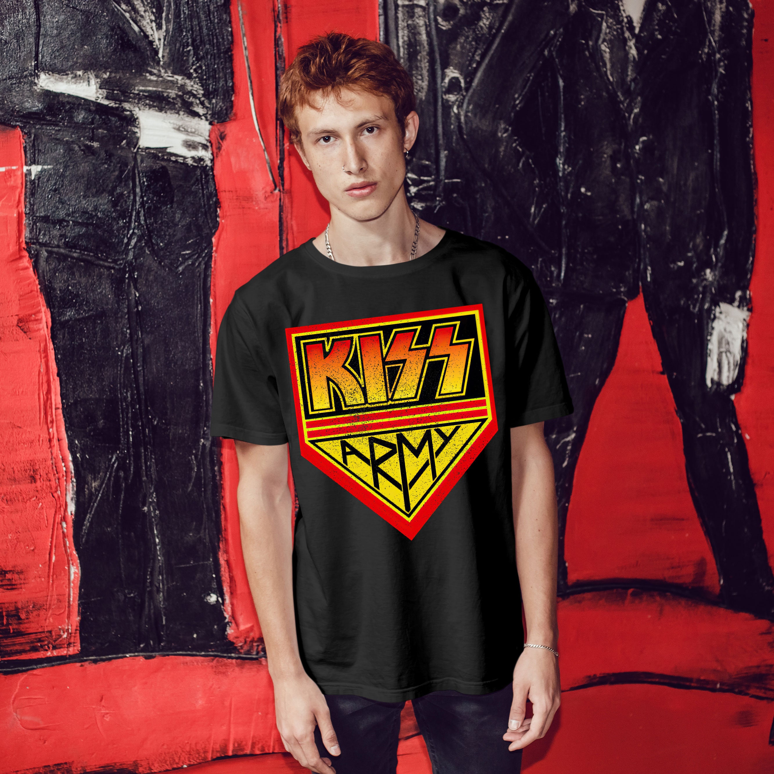 kiss rock band shirts