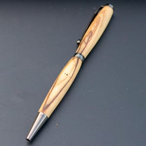 Beautiful Handmade Bethlehem Olive Pen Unique Gift For Writers Wood Pens For Professionals Olive Wood Slimline Pens Smooth Writing Gift Box