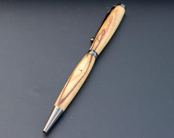 Beautiful Handmade Bethlehem Olive Pen Unique Gift For Writers Wood Pens For Professionals Olive Wood Slimline Pens Smooth Writing Gift Box