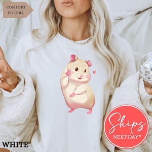 Peace Hamster Shirt | Cute Hamster Top | Meme Shirt | Funny Hamster Shirt | Cute Gift Ideas | Hamster Lover Tee | Hamster Mom Shirt