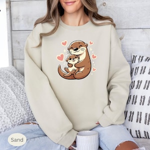 Cute Otter Sweater | Otter Baby Hoodie | Cute Otter Sweatshirt | Otter Lovers Gift | Gift for Animal Lover | Sea Otter Gift Idea