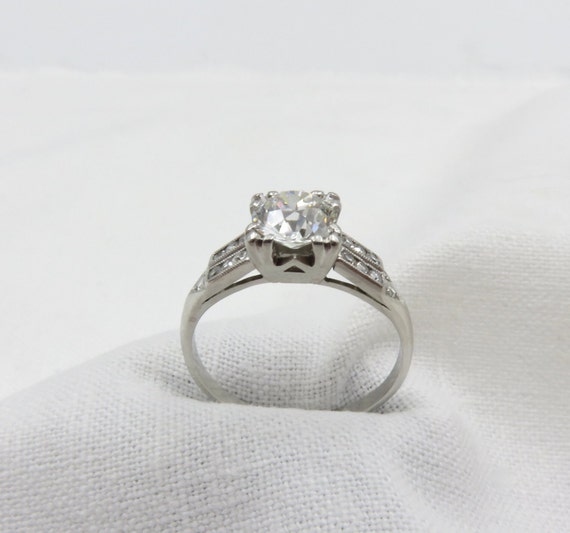 Art Deco Era 1.03 carat Old European Cut Diamond … - image 6