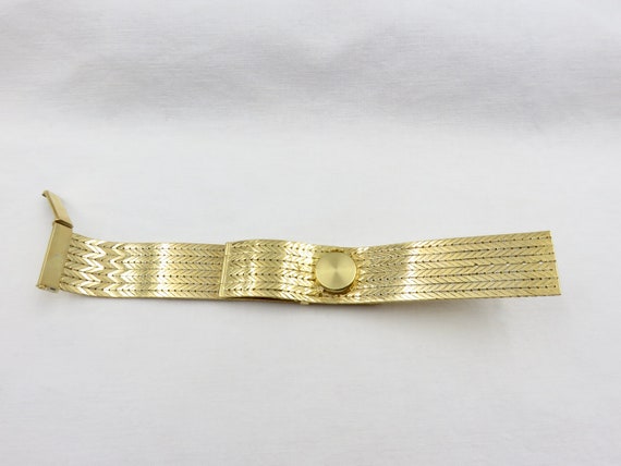 Circa 1950's Ladies Gubelin 18KT Gold Bracelet Wa… - image 4
