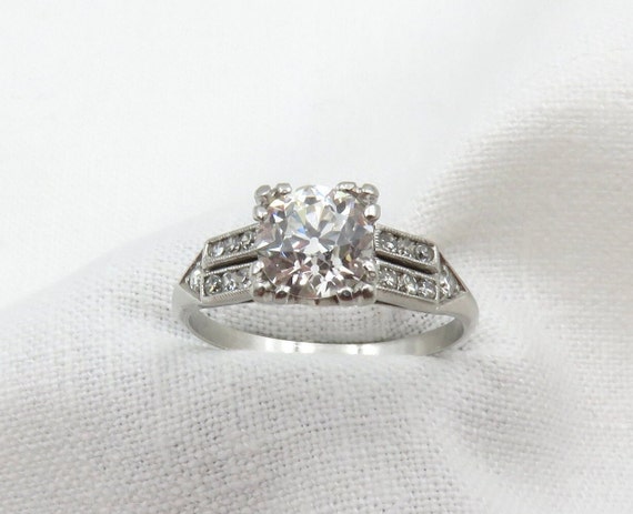 Art Deco Era 1.03 carat Old European Cut Diamond … - image 1