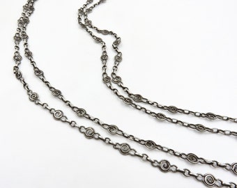 Circa 1890 Silver Chain