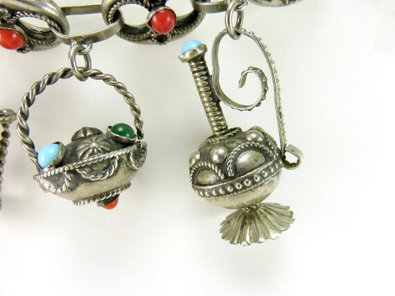 Vintage Italian Charm Bracelet - image 5