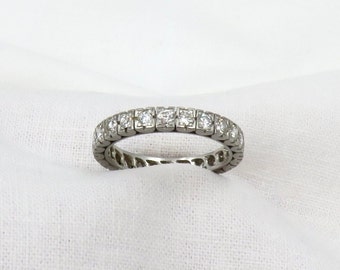 C. 1920 Diamond and Platinum Eternity Band