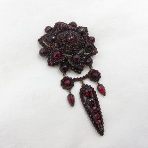 Victorian Era Bohemian Garnet Brooch