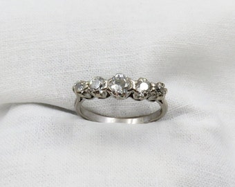 C. 1910 Five Stone Diamond Ring