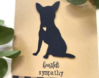 Pet sympathy card for dogs death / Dog condolence card /Pet Loss, Sympathy card loss of Pet