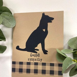 Pet sympathy card for dog death / Dog condolence card /Pet Loss, Sympathy card loss of Pet