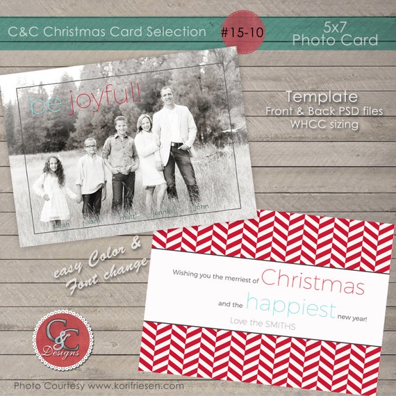 Items similar to Christmas Photo Card Collection-15-10 <strong><strong>Instant Download</strong></strong> on Etsy