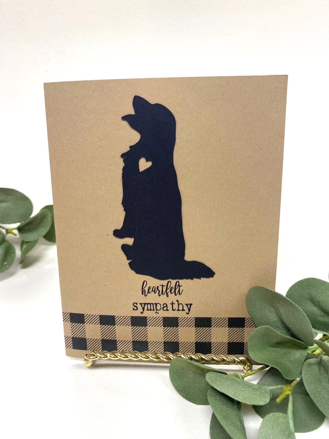 Pet Sympathy Card for Dog Death / Dog Condolence Card /pet Loss Etsy