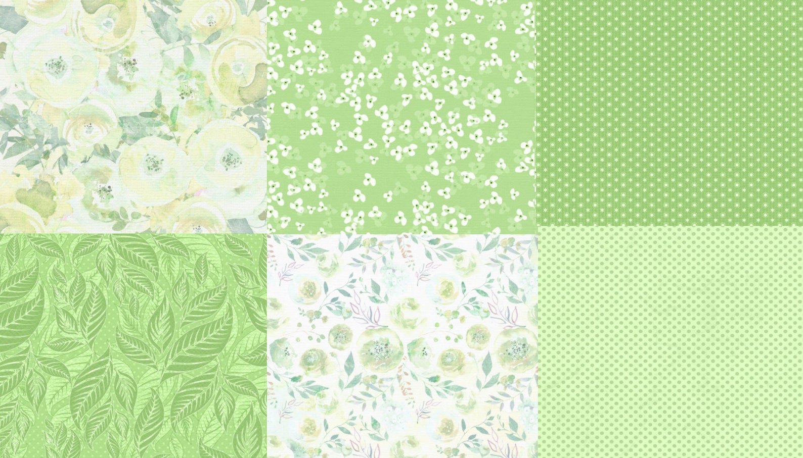 Fresh & Fun Green Scrapbook Digital Paper Pack 18**INSTANT DOWNLOAD ...