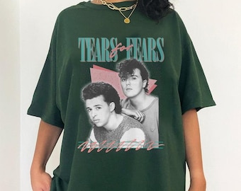 Vintage Faded-style 80s Tears for Fears 