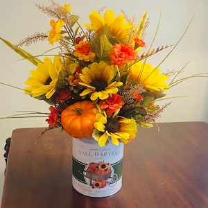 Beautiful Handmade Fall Flower Arrangement