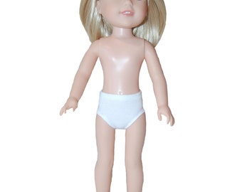 Underpants white for 14.5" Wellie Wishers or Melissa & Doug Doll Clothes tkct1130 READY TO SHIP