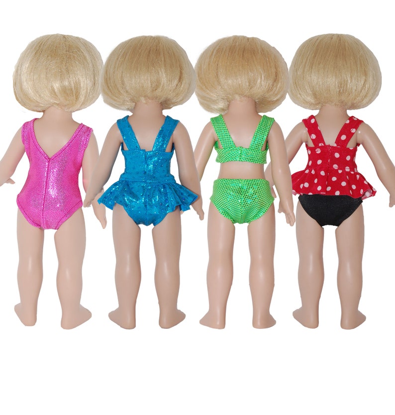 PDF sewing pattern PoolSide Fun Swimsuits for 10 inch dolls | Etsy