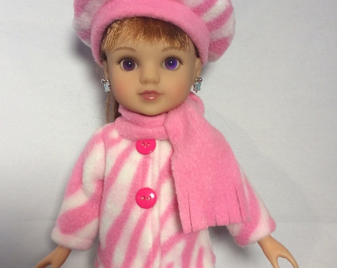 Pink Zebra Jacket & Beret Doll Clothes Corolle 13 Les Etsy