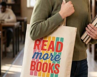 Teacher Appreciation Gift Tote Bag Library Book Bag Aesthetic Summer Beach Tote Bag Gift for Mom Canvas Grocery Bag