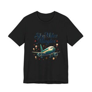 Nostalgic Airplane Travel Tee: SkyMiles Delta Airlines Fan Shirt, Aviation Enthusiast Gift image 7