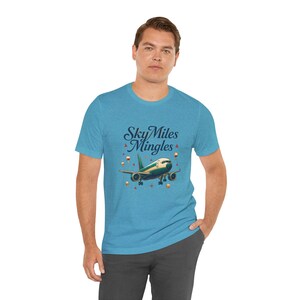 Nostalgic Airplane Travel Tee: SkyMiles Delta Airlines Fan Shirt, Aviation Enthusiast Gift image 17