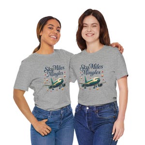 Nostalgic Airplane Travel Tee: SkyMiles Delta Airlines Fan Shirt, Aviation Enthusiast Gift image 10