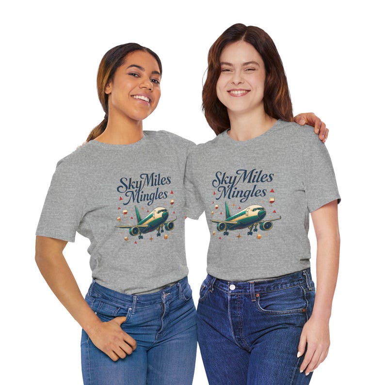 Nostalgic Airplane Travel Tee: SkyMiles Delta Airlines Fan Shirt, Aviation Enthusiast Gift image 10