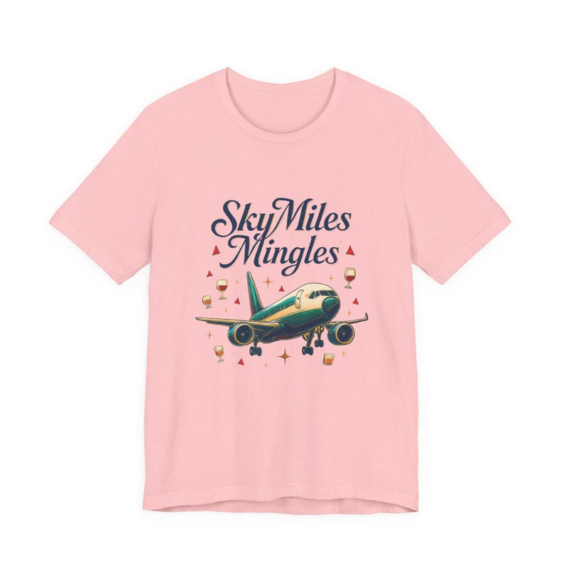 Nostalgic Airplane Travel Tee: SkyMiles Delta Airlines Fan Shirt, Aviation Enthusiast Gift image 6