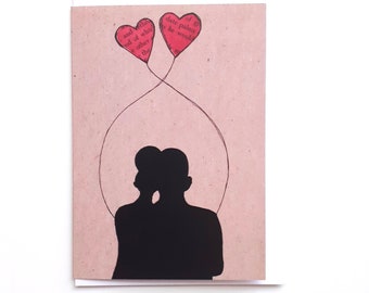 Entwined | Valentines Day Card | Wedding | Anniversary | Love | Couple | New Home Card | Relationship