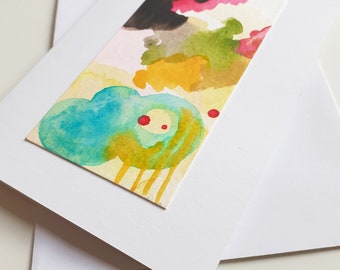 Original Art Card 3 | Watercolour Abstract Art | Artist's Greeting Cards for Sale