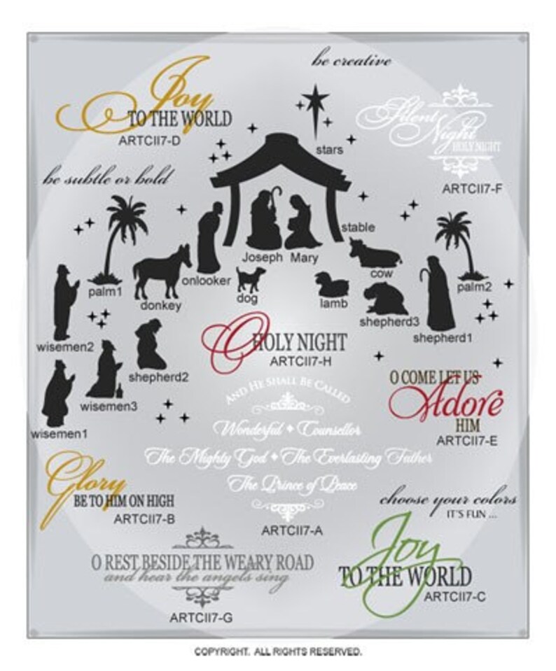 Download Nativity SVG Files Christmas Cuttable SVG Files Nativity ...