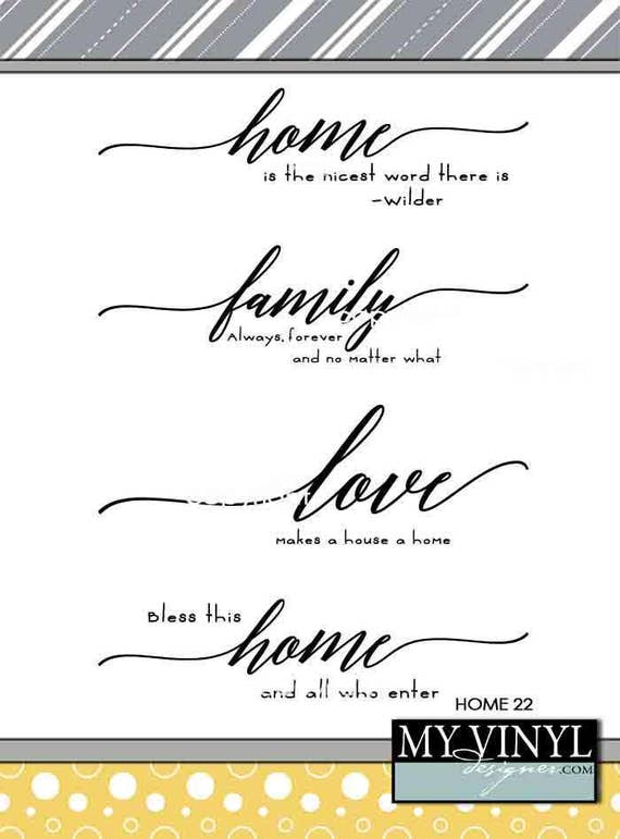 Download Home Quote SVG Files Family Quote Cuttable SVG Home Decor ...