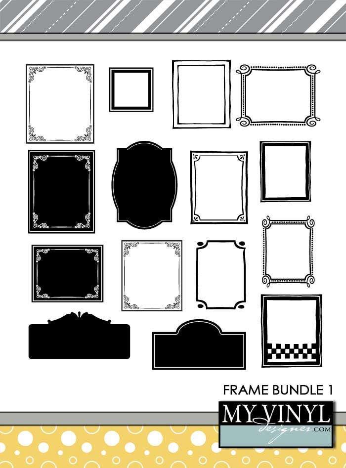 Download Frame and Border SVG Files Frame Cuttable SVG Decorative ...