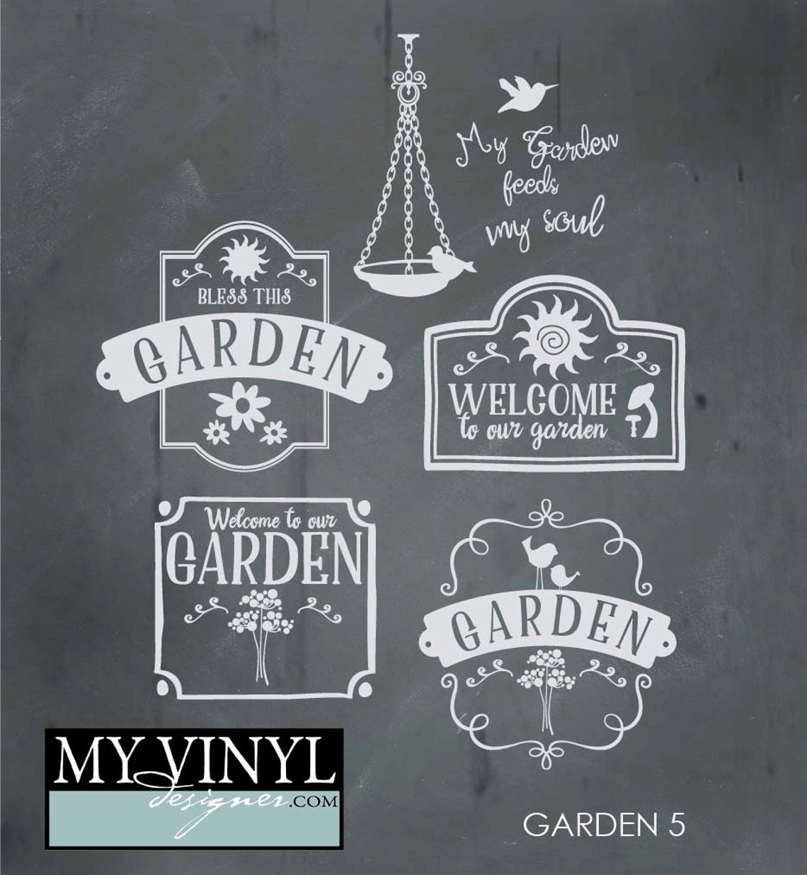 Garden SVG Files Garden Art Cuttable SVG Garden Sign SVG - Etsy UK