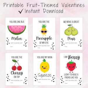 Ausdruckbare Valentinstagskarten zum sofortigen Download