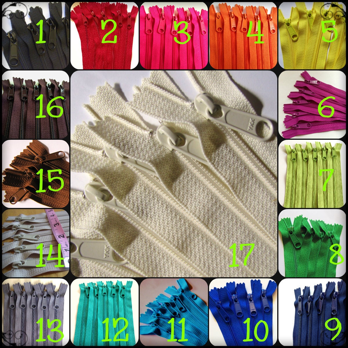 Wholesale zippers 50 x 12 inch Handbag zippers Choose Etsy