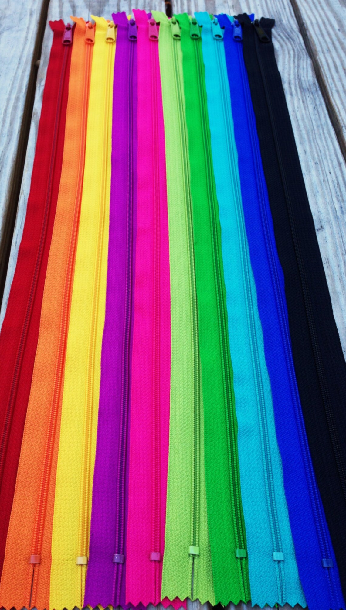 Handbag Zippers Assortment 16 22 or 24 Inch Size Brights Etsy