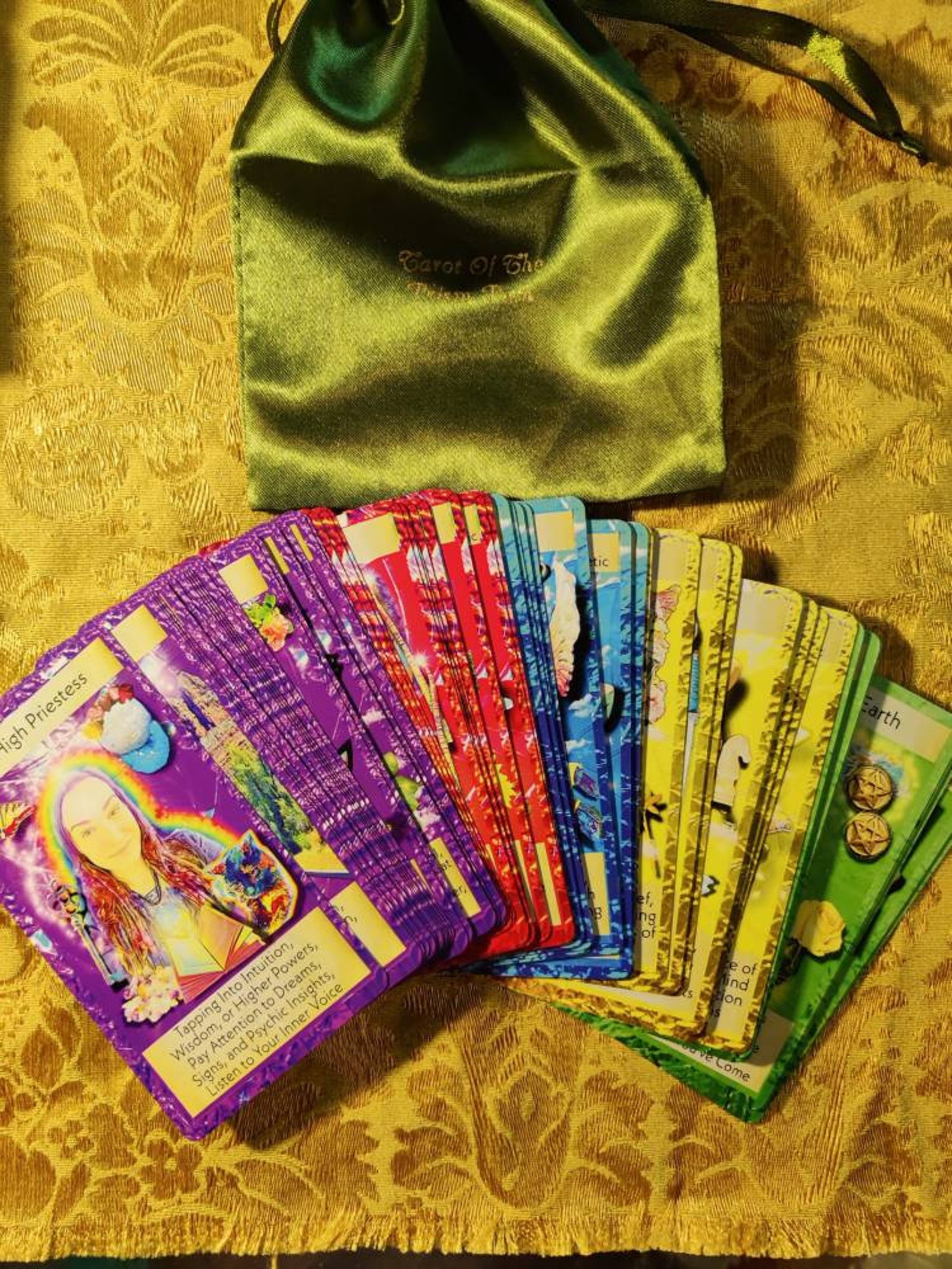 Tarot Of The Prism Path/Tarot Card Deck/Self Published/Easy To Etsy