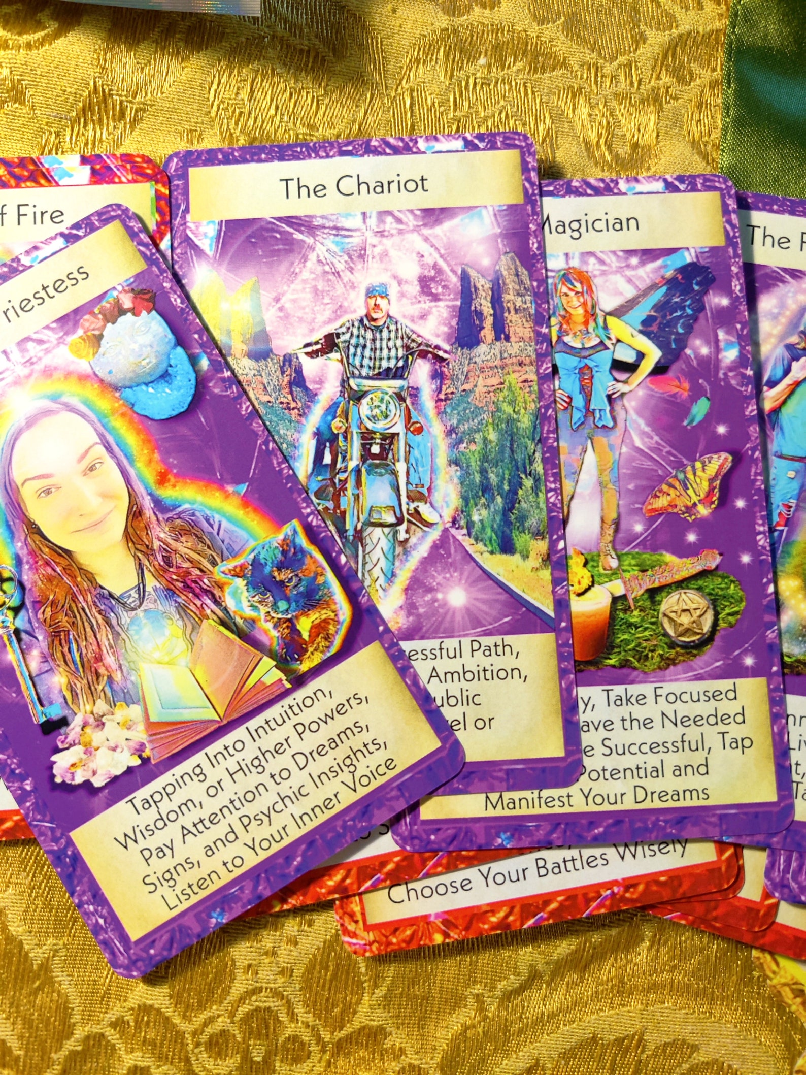 Tarot Of The Prism Path/Tarot Card Deck/Self Published/Easy To Etsy