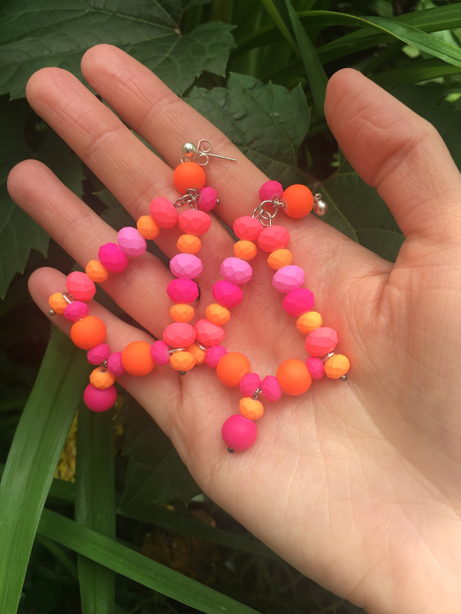 80er 90er Jahre Neon Ohrringe - 3 Paar Retro Schmuck Für Mottopartys