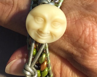 The Moon Is Made of Green Cheese Double-wrap bracelet