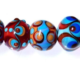 County Fair lampwork glass beads