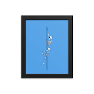 Pole Work - Framed Art Print