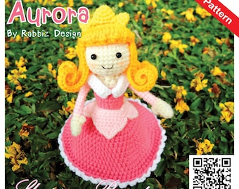 PDF Pattern - Amigurumi Princess Aurora Pattern