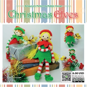PDF Pattern - Amigurumi Christmas Elves