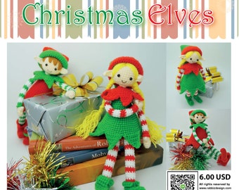 PDF Pattern - Amigurumi Christmas Elves