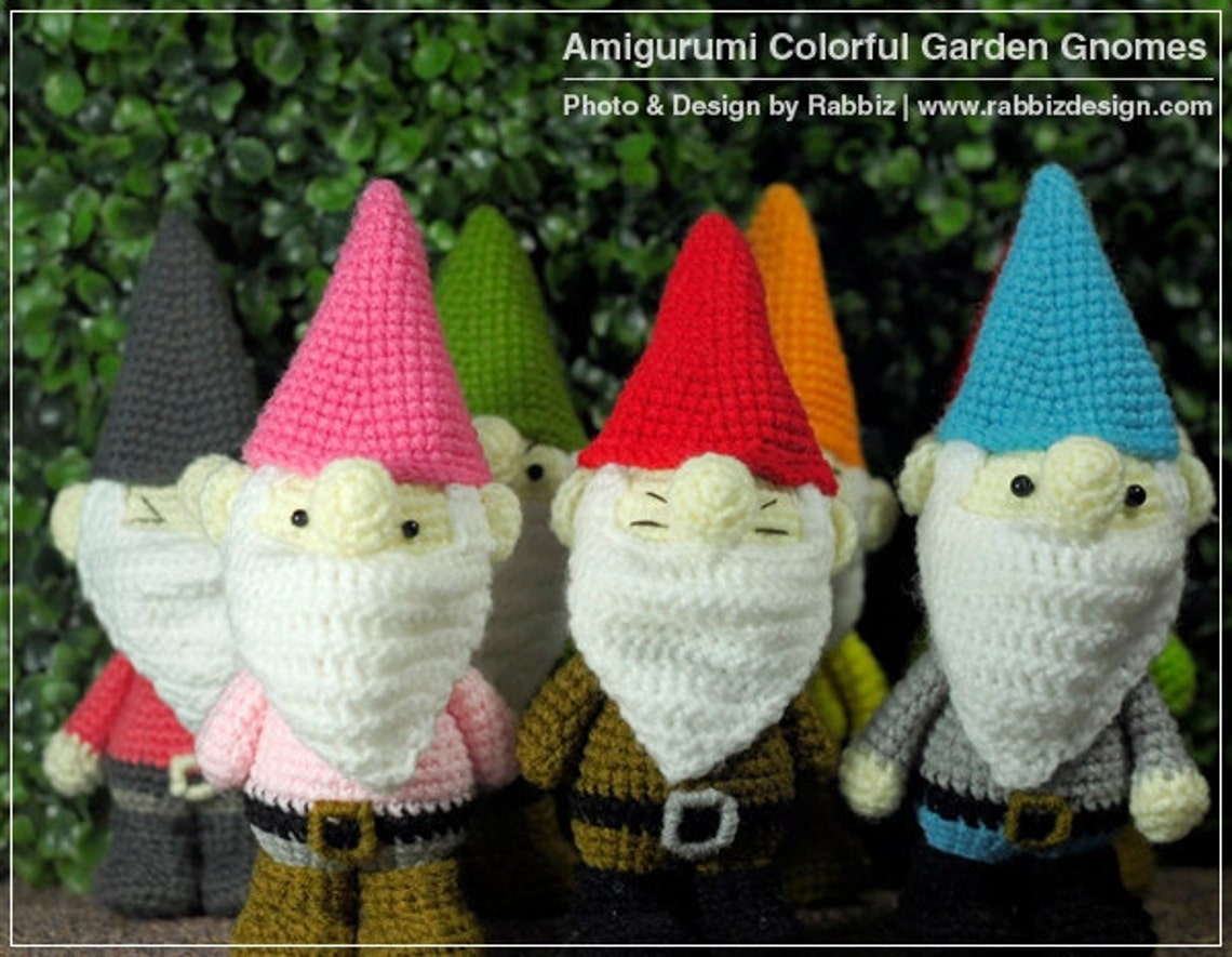 PDF Pattern the Seven Gnomes seven Dwarfs - Etsy